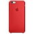Capa Case Apple Silicone para iPhone 6G 6S - Vermelha - Imagem 2