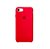 Capa Case Aveludada Silicone para iPhone 7 8 - Vermelha - Imagem 2