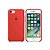 Capa Case Aveludada Silicone para iPhone 7 8 - Vermelha - Imagem 1