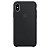 Capa Case Apple Silicone para iPhone X Xs - Preta - Imagem 3