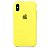 Capa Case Silicone Apple X Xs - Amarelo - Imagem 1