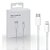 Cabo Lightning Original Tipo C iPhone Novo 1 Metro - Branco - Imagem 1