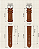 Pulseira Trimix Pam em Couro Marrom Tabaco - Imagem 8