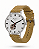 Pulseira Trimix Retrô Cappuccino em Couro - Imagem 2