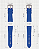 Pulseira Trimix Curva Azul - Imagem 6