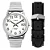 Kit Relógio Timex Easy Reader Troca Pulseira Prata ref.TWG025400 - Imagem 1