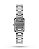 Relógio Mondaine Quadrado Vintage Troca Pulseira Prata ref. 32821L0MKNE2 - Imagem 5