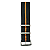 Pulseira Trimix Nato Seatbelt Preta + Laranja - Imagem 1