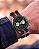 Pulseira Trimix Nato Seatbelt Preto + Laranja - Imagem 4