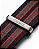 Pulseira Trimix Nato Seatbelt Preto + Vermelha + Verde - Imagem 7