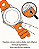 Pulseira Trimix Tropical Racing Laranja - Imagem 7