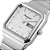 Relógio Mondaine Masculino Prata Quadrado Anadigi Vintage 32889G0MVNA2 - Imagem 2