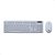 KIT SEM FIO TECLADO/MOUSE BRAZILPC BPC-5269/3W289 USB BRANCO - Imagem 1