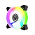 COOLER RGB PARA GABINETE 12X12CM  BRAZILPC BPC-CL-SLIM-RGB COM LED CENTRAL BOX - Imagem 1