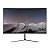MONITOR LED 23.8 BRAZILPC 24WCF-75 FHD 75Hz ANTIRREFLEXO CURVO R2800 FRAMLESS PRETO WIDESCREEN - Imagem 1