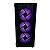 GABINETE ATX BRAZIL PC GAMER BPC-T02B PRETO COM 4 COOLER 1xUSB3.0 | 2xUSB | LATERAL DE VIDRO | FRENTE MASH - Imagem 1