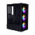GABINETE ATX BRAZILPC GAMER BPC-3A505 BLACK (2xUSB/VIDRO/ C/ 3 COOLERS RAINBOW) S/ FONTE BOX - Imagem 2