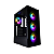 GABINETE ATX BRAZILPC GAMER BPC-4A505 BLACK (1xUSB3.0/VIDRO/ C/ 4 COOLERS RAINBOW) S/ FONTE BOX - Imagem 1