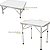 Mesa Dobrável Alumínio 60x45 Cm Vira Maleta Com Alça - Imagem 5