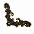 Canto de Metal Arabesco (Ref. 1717 Floral) 5 cm - Imagem 3