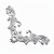 Canto de Metal Arabesco (Ref. 1717 Floral) 5 cm - Imagem 2