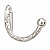 Gancho de Metal (GG) Ref.1653 - 4 cm - Imagem 3