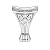Pezinho para Caixa Egípcio (Grande) - Ref. 1382 - 3 cm x 2 cm - Imagem 3