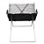 CHURRASQUEIRA PORTATIL A CARVAO DOBRAVEL CAMPING PRAIA SLIM COMPLETA - Imagem 5