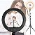 Ring Light 35cm 14 polegadas LED 72W 2x Suporte Celular Iluminador Profissional Controle Remoto Tripe 2mts - Imagem 5