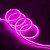 Mangueira Fita LED Neon Flex 12V Rosa 5 Metros IP67 - Imagem 3