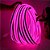 Mangueira Fita LED Neon Flex 12V Rosa 5 Metros IP67 - Imagem 6