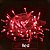 Pisca Pisca LED Natal 100 Lampadas Transparente 8 Efeitos 10 Metros Vermelho 220V - Imagem 2