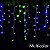Cascata LED 5 Metros 200 Lâmpadas RGB Colorido Fixo sem Efeito 127V - Imagem 1