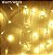 Cascata LED 5 Metros 200 Lâmpadas Branco Quente Fixo sem Efeito 220V - Imagem 4