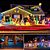 Mangueira LED 100 Metros Redonda Efeito Natal Branco Quente 127V IP66 Externa + 4 Conectores - Imagem 5