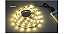 Fita LED USB 5V 5050 Branco Quente 150 LED Black Silicone 3 metros + Controle Dimmer - Imagem 2