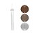 Lustre Pendente Bolha Cristal Tubo Empire 3 Cores Bivolt 8110-30cm Branco - Imagem 6
