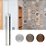 Lustre Pendente Bolha Cristal Tubo Empire 3 Cores Bivolt 8110-50cm Branco - Imagem 1