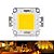 Chip LED COB 50W Branco Quente 3500K Reparo Refletor - Imagem 1