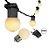 KIT Cordão Varal de Luz Festão 10 Metros com 20 Lâmpadas Branco Quente Bivolt - Imagem 2