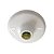 Plafonier Plafon Soquete Porcelana E27 Branco Bivolt - Imagem 4
