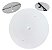 Tampa Canopla Espelho Cego Super Slim Branco ABS 12cm - Imagem 2