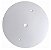 KIT 5 Tampa Canopla Espelho Cego Super Slim Branco ABS 12cm - Imagem 2