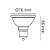 Lampada LED 7W AR70 GU10 Branco Quente 3000K Bivolt - Imagem 4