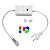Conector Rabicho Controlador RGB Mangueira Fita LED e NEON Bivolt - Imagem 1