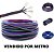Cabo Flat Polarizado RGB Fio 4 Vias Metro 22AWG - Imagem 1