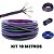 KIT 10 Metros Cabo Flat Polarizado RGB Fio 4 Vias 22AWG - Imagem 1