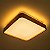 Lustre Plafon LED Timber 24W 40x40 Céu Estrelado Amadeirado Branco Quente 3000K Bivolt - Imagem 1