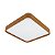 Lustre Plafon LED Timber 12W 28x28 Céu Estrelado Amadeirado Branco Frio 6500K Bivolt - Imagem 4