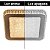 Lustre Plafon LED Gemini 24W 40x40 Céu Estrelado Acrílico Branco Frio 6500K Bivolt - Imagem 6